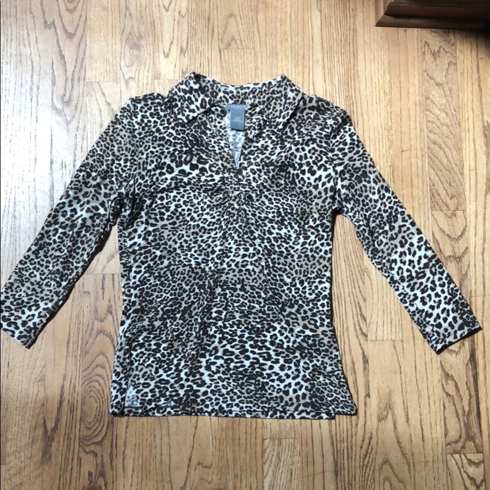 Ann Taylor Animal Print Top